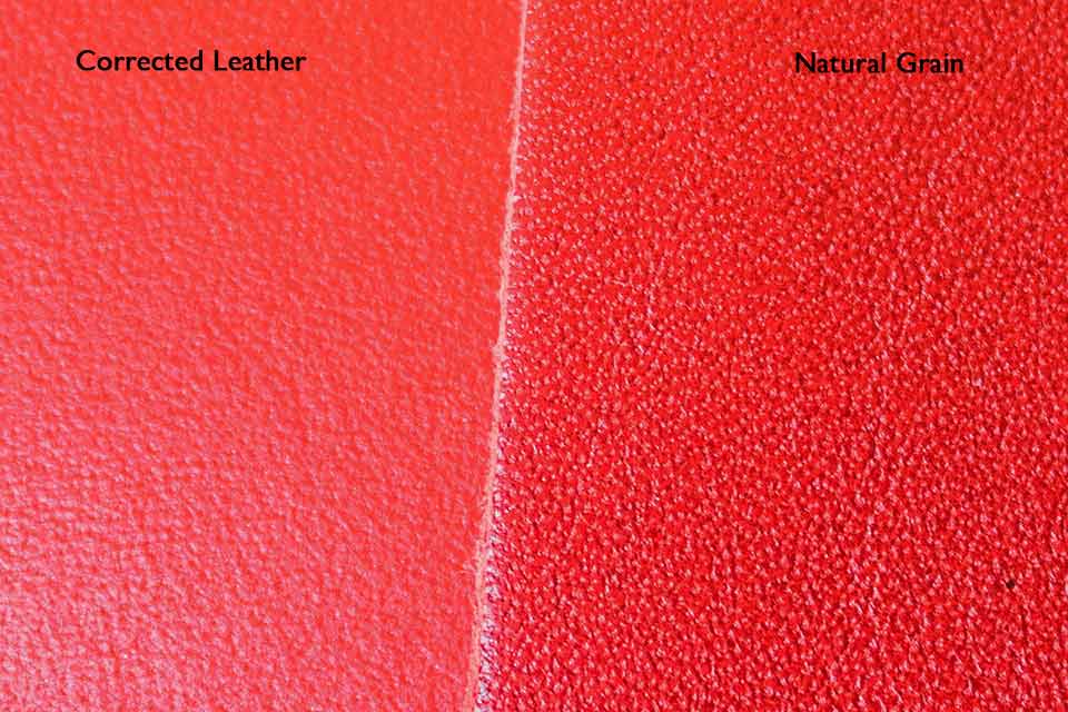 Corrected-Grain and Split Leather
